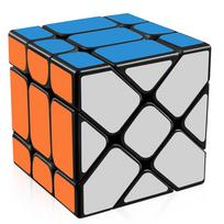 Fisher Cube Nelyginis 3x3 Greičio kubas Dėlionė Sklandus sukimasis Pasuktas Magijos kubas Antistresiniai žaislai Dovana gray