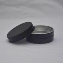 50 vnt. Juodos spalvos 30 ml aliuminio indelis 30 g aliuminio skardinė talpykla 30 ml kosmetinis indelis 30 g kremui indelis gray