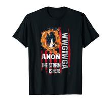 Qanon Wwg1Wga Q Anon Atėjo Audra Patriotiški Juodi Unisex Marškinėliai S