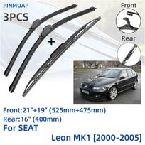 Skirta SEAT Leon MK1 2000-2005 Priekiniai galiniai valytuvai Šepečiai Pjovimo priedai J Kablys 2000 2001 2002 2003 2004 2005 m.