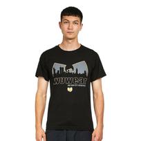 Wu Tang Clan Half Symbol City juodi unisex marškinėliai S