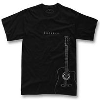 Acoustic Guitar Classic Rock Guitar Player T Shirt Unisex T-Shirt S gray