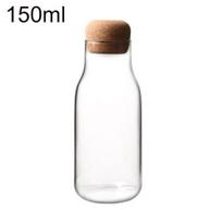 150/300/700 ml laikymo butelis Prieskoniai Cukrus Arbata Kava Kamštienos Kamštis Stiklinis indelis 700ML