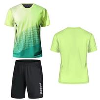 Vasaros vyriški megztiniai ir šortai, sportiniai marškinėliai badmintonui, bėgimo marškinėliai ir kelnės, sportiniai drabužiai tenisui 4XL