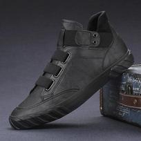 Vyriški odiniai batai Korėjos tendencija Patogūs Loafer Britų mados Vyriški sportbačiai su aukšta viršūne Nauji mokasinai Zapatos De Hombre 38