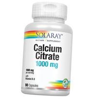 Kalcio citratas su vitaminu D-3, Solaray 90 kaps (36411047) 90caps