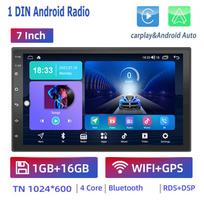 Automobilio radijas 1G 16G GPS 2 din Android Carplay Universal 7  skirtas Volkswagen Nissan Hyundai Toyota Multimedia Player