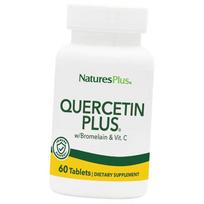 Kvercetinas su bromelainu ir vitaminu C, Quercetin Plus, Nature's Plus 60 skirtukų (70375005) 60tab