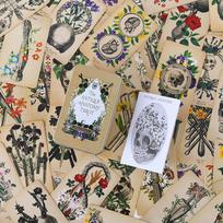 10x6 cm Antique Anatomy Tarot in A Tin