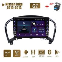 Skirta Nissan Juke 2010-2014 su mygtuko rankenėle Android automobilinis radijas Multimedijos grotuvas Navigacija stereo GPS 2 Din 1+16GB 1+16GB