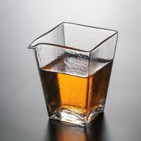 Karščiui atsparaus stiklo pieno ąsotis kavos indų priedas puodelis kūrybingas paprastas kvadratinis arbatos ąsotis skaidrus biuro arbatos puodelis arbatos indai Glass