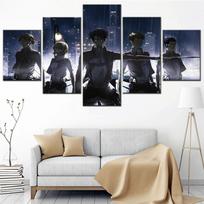5 vienetai Abstraktus menas HD Animacinis filmas Ataka prieš Titanus Anime Plakatas Paveikslai Moderni Drobė Modulinė Sienų Namų Svetainės Dekoracija 20X35 20X45 20X55cm