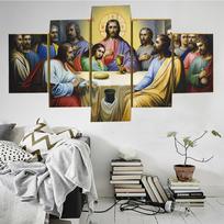 5 dalys Sienos Menas Drobė Tapyba Religija Plakatas Krikščionių dekoracijos Šiuolaikinės Namams Svetainė Modulinis paveikslas 20X35 20X45 20X55cm