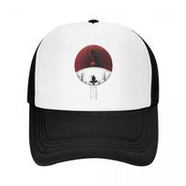 Mada Itachi Uchiha Logotipas Trucker Kepurė Unisex WoUnisex Individualizuojama Reguliuojama Unisex Beisbolo Kepuraitė Hip Hop Snapback Kepurės Trucker Hat white