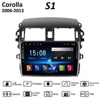 Skirta Toyota Corolla E140/150 2006-2013 9  Android automobilio stereo radijo daugialypės terpės grotuvas 2 din DVD garsiakalbiai galvos blokas Garso WIFI 1+16GB