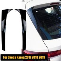 2 vnt galinio lango deflektoriaus spoilerio šoninio sparno apdailos dangtelio dekoravimo lipdukas, skirtas „Skoda Karoq 2017 2018“ automobiliui