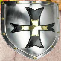 Viduramžiškas Kryžius Templieriaus Skydas Riteris Templierius Skydas Šildytuvo Skydas Kovotojas Cosplay Skydas Viduramžiškas Kryžiuočio Skydas Dovana Kalėdoms