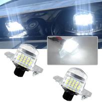 2 vnt. LED automobilio numerio valstybinio numerio apšvietimas Honda Crv Fit Odyssey Jazz Hrv Frv CR-V Stream 12V SMD 18 LED numerio lemputė be klaidų