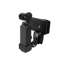 Kuprinės segtukas DJI OSMO Pocket 2 fotoaparato priedams išplečiamas krūtinės spaustuko laikiklis su adapterio rėmo korpuso laikikliu FSES juoda
