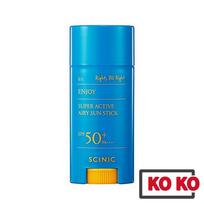 [SCINIC] Mėgaukitės itin aktyviu lengvu apsauginiu saulės pieštuku SPF50+ 15g 15g x 2 blue
