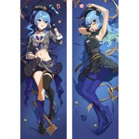Anime Vtuber Hoshimati Suisei Dakimakura dekoro pagalvės užvalkalas Waifu pagalvės užvalkalas iš dviejų pusių spausdintas apkabinantis kūno pagalvėlės užvalkalas Dovanos 120x40cm Pillowcase