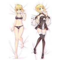 Anime Fate Grand Order Saber Dakimakura pagalvės užvalkalas pagalvėlės užvalkalas Apkabinantis kūno pagalvės užvalkalas Otaku užvalkalas namų apdaila 120x40cm Pillowcase