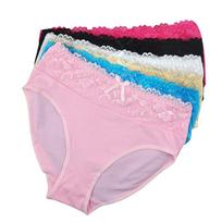 Woman Underwear Cotton Plus Size Briefs Panties Ladies Mothers Knickers Intimates for Women 6 Pcs 2XL