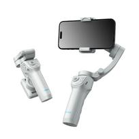 Gimbal stabilizatorius su užpildymo lempute išmaniajam telefonui, 3 ašių anti-shake rankinis gimbalas su sulankstomu trikoju, skirtas iPhone Android Vlog