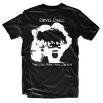 Devil Doll Mergina, kuri buvo Mirtis Albumas V1 Unisex Marškinėliai Juodi S black
