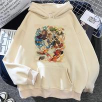 Avatar the Last Airbender hoodies Women vintage japanese streetwear sweat y2k Hooded Shirt hoddies Women graphic sweater Unisex Hoodie L