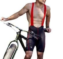 Vyriški dviratininkų šortai su petnešėlėmis VFG1 TotalFit  (60399004) S