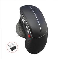 2.4G belaidė šoninė ritininė pelė Vertikali žaidimų pelė, skirta Gamer 3600 DPI ergonominėms pelėms nešiojamam kompiuteriui