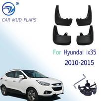 4 vnt. automobilių sparnų praplatinimų purvasaugiai, automobilio purvasaugiai, priekiniai ir galiniai purvasaugiai, skirti „Hyundai ix35“ 2010, 2011, 2012, 2013, 2015 m. 4PCS