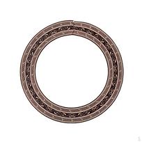 Klasikinės gitaros inkrustacijos Soundhole akustinės rozetės dalys - +, 88mm