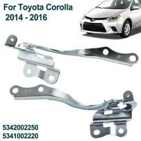 Rinkinys 2vnt Automobilio gaubto vyriai, vairuotojo pusė, dešinė, dešinė, skirta Toyota Corolla 2014 2015 2016 TO1236187 TO1236188 pora naujų priedų