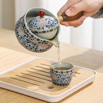 Kiniškas Kung Fu arbatos rinkinys Kelioninis arbatos rinkinys Keraminis nešiojamas arbatos rinkinys arbatinukas arbatos virimo aparatas Infuser arbatos puodelis arbatos puodelis