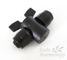 Ventilis 16 x 16 mm su užveržimu