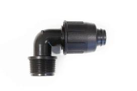 Alkūnė 16mm LDPE vamzdžiui ir ½” išorinis sriegis