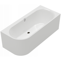 Akrilinė vonia Villeroy&Boch vonia Oberon 2.1 180 x 80 cm su panele ir sifonu dešininė