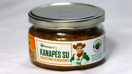 Kanapių užkandėlė su voveraitėmis ir morkomis