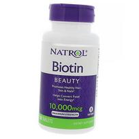 Biotinas, maksimalus poveikis, Biotin 10000, Natrol 100 tabs (36358027) 100tab