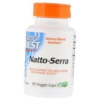 Nattokinazė ir serrapeptazė, Natto-Serra, Doctor's Best 90 daržovių kepurėlių (72327004) 90vcaps