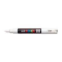 Žymeklis UNI Posca PC-1M, apvalus, 0.7 mm, baltas