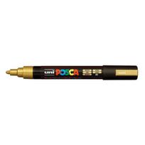 Žymeklis UNI Posca PC-5M, apvalus, 1.8 - 2.5 mm, auksinis