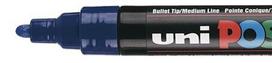 Žymeklis UNI Posca PC-5M, apvalus, 1.8 - 2.5 mm, mėlynas
