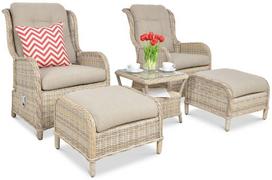 Lauko baldų komplektas SIENNA DUO PREMIUM, Beige
