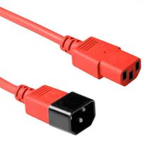 MicroConnect Red power cable C14 to C13, 3M