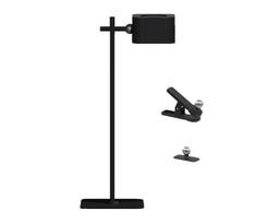 LED pritemdoma magnetinė stalinė lempa 4in1 LED/3W/5V 3000-6000K 1800 mAh juoda