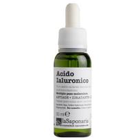 Drėkinamasis veido serumas aktyvioji hialurono rūgštis Hyaluronic acid La Saponaria, 30 ml
