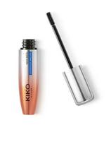 Vandeniui atsparus blakstienų tušas su +300% apimties Kiko Milano, 12 ml
